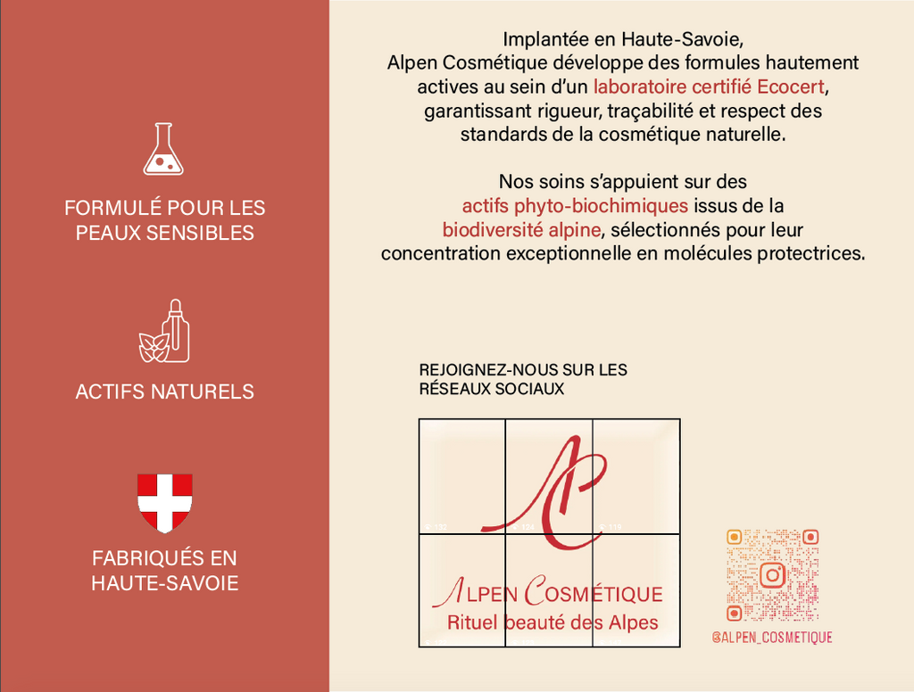 Emballage cadeau élégant Alpen Cosmétique