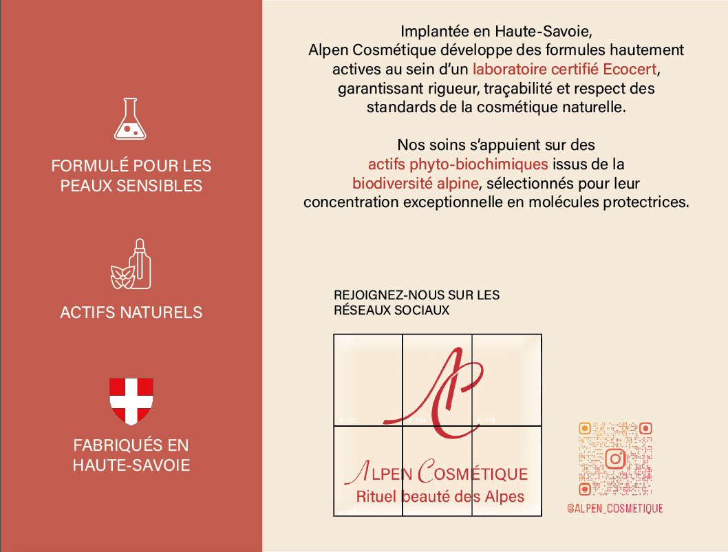 Emballage cadeau élégant Alpen Cosmétique
